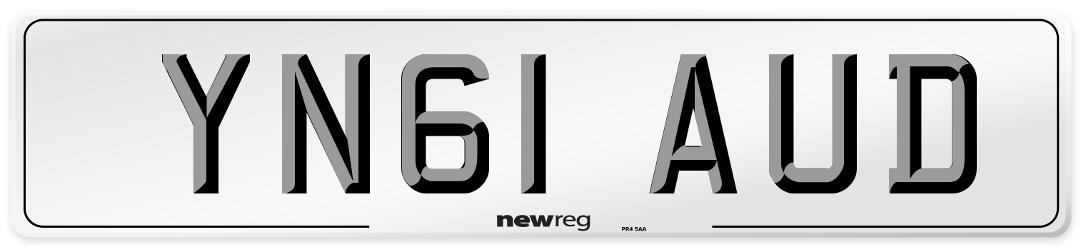 YN61 AUD Number Plate from New Reg